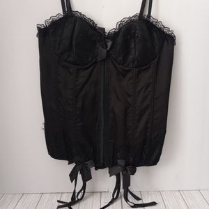 Fascinations Just Sexy Lingerie Lace Satin Corset